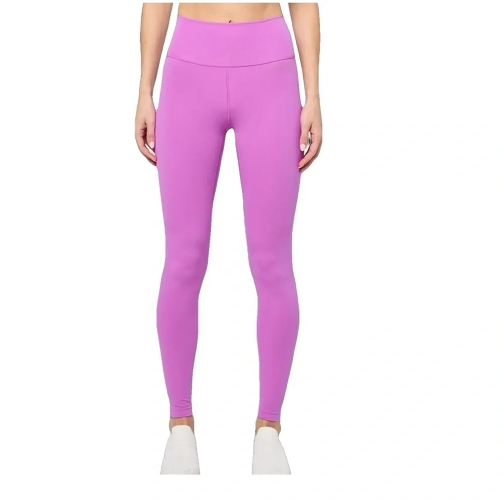 NWT Adidas Leggings All Me Essentials Full Length Purple Burst Size 2XL $50